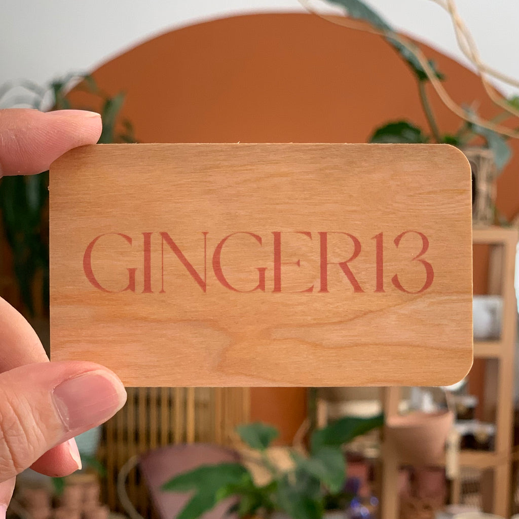GINGER13 Gift Card for SHOP