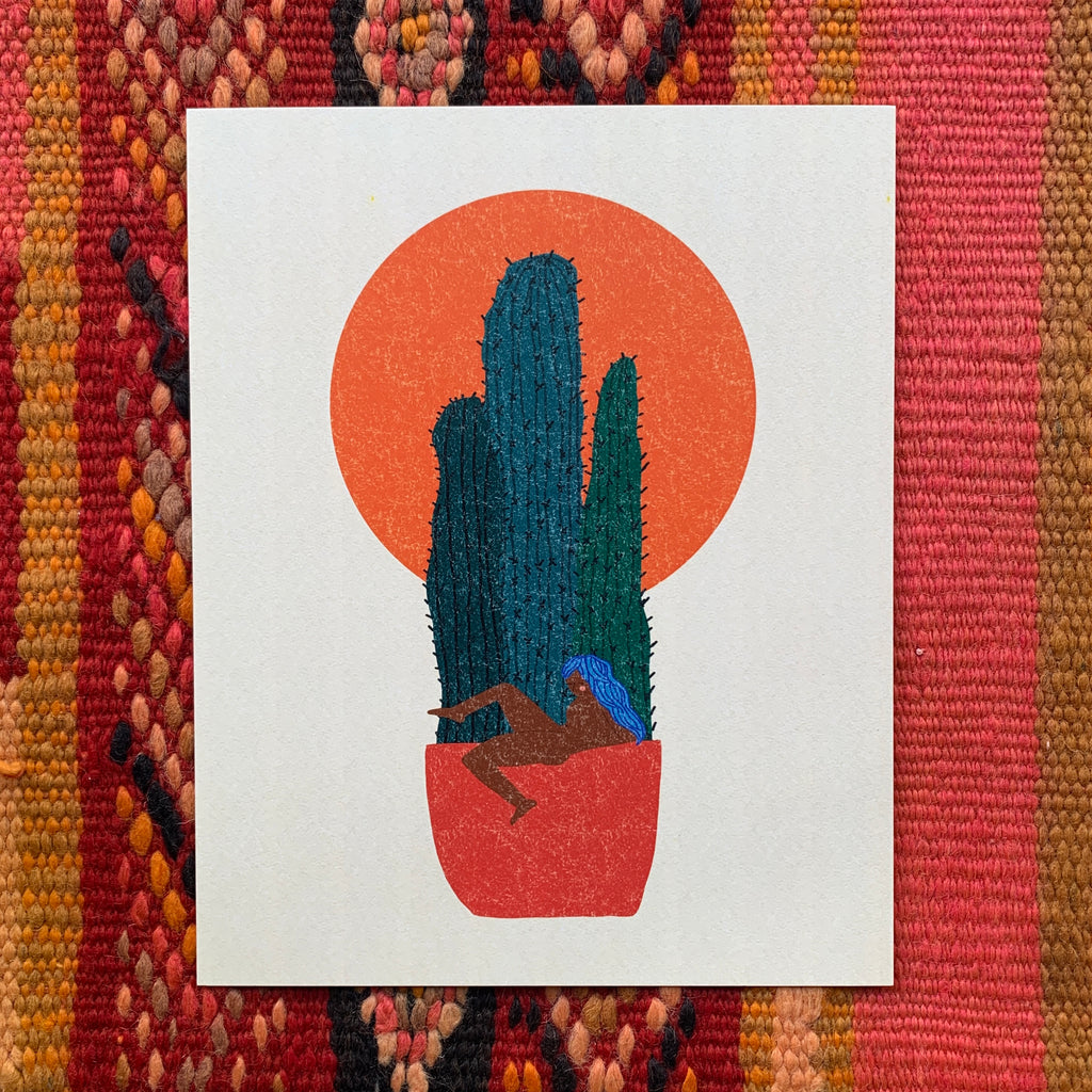 Potted Cacti Lady