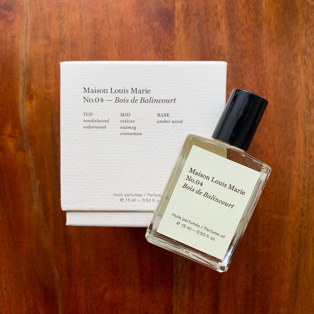 MAISON LOUIS MARIE No.04 Bois de Balincourt Perfume Oil » buy online